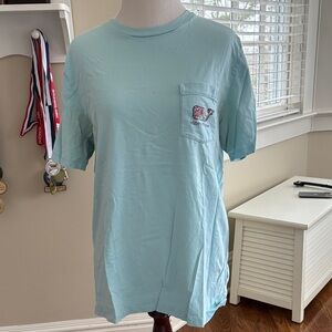 Vineyard Vines Men's Light Blue Short Sleeve Tee